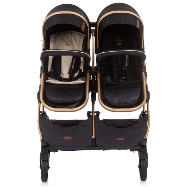 Carucior Gemeni Chipolino Duo Smart 2 In 1 Ebony - Imagine 8