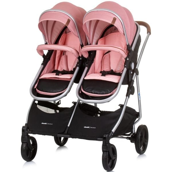 Carucior Gemeni Chipolino Duo Smart 2 In 1 Flamingo - Imagine 6