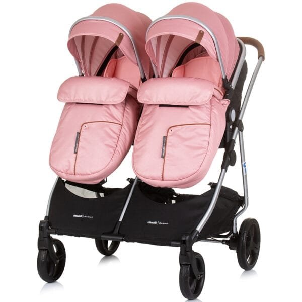 Carucior Gemeni Chipolino Duo Smart 2 In 1 Flamingo - Imagine 7