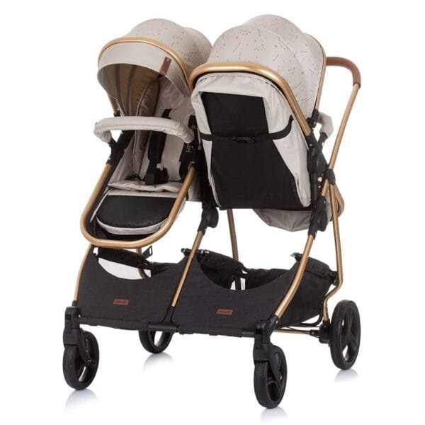 Carucior Gemeni Chipolino Duo Smart 2 In 1 Sand - Imagine 4