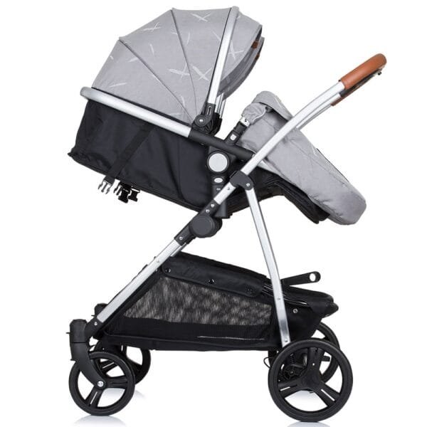 Carucior Gemeni Chipolino Duo Smart 3 In 1 Anthracite - Imagine 17