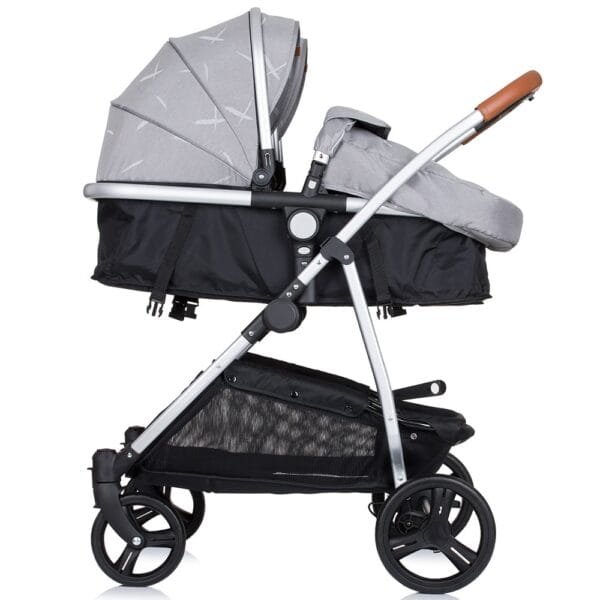 Carucior Gemeni Chipolino Duo Smart 3 In 1 Anthracite - Imagine 18