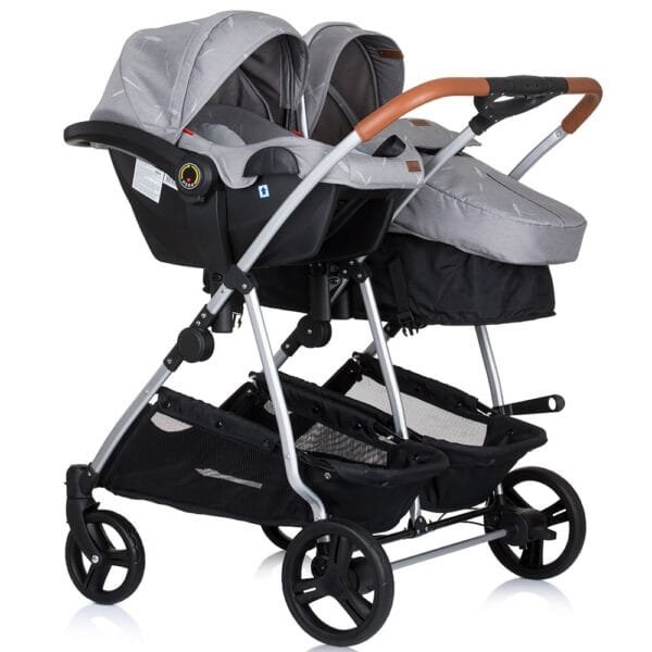 Carucior Gemeni Chipolino Duo Smart 3 In 1 Anthracite - Imagine 21