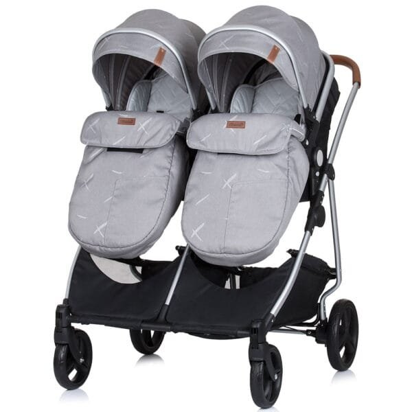 Carucior Gemeni Chipolino Duo Smart 3 In 1 Anthracite - Imagine 3