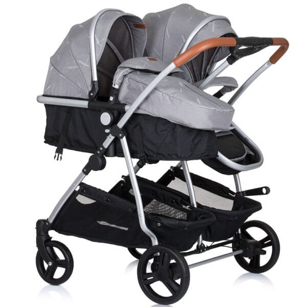 Carucior Gemeni Chipolino Duo Smart 3 In 1 Anthracite - Imagine 7