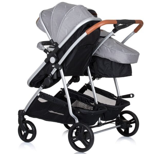 Carucior Gemeni Chipolino Duo Smart 3 In 1 Anthracite - Imagine 8