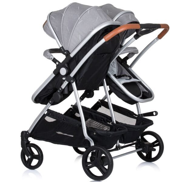 Carucior Gemeni Chipolino Duo Smart 3 In 1 Anthracite - Imagine 9
