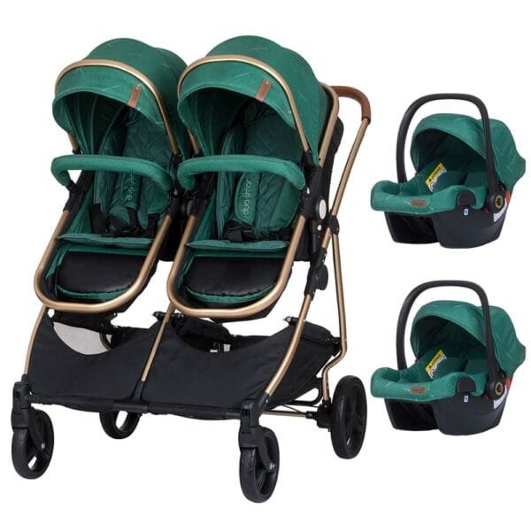 Carucior Gemeni Chipolino Duo Smart 3 In 1 Avocado