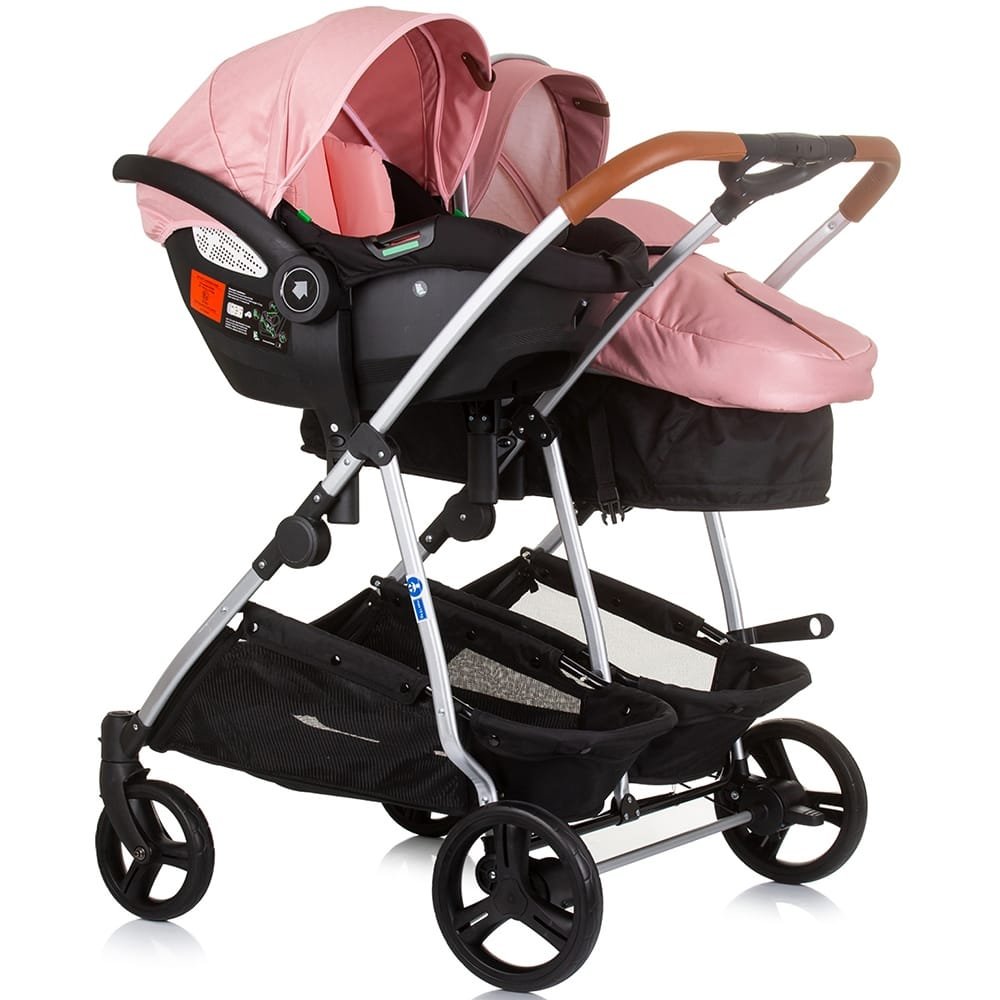 Carucior Gemeni Chipolino Duo Smart 3 In 1 Flamingo 11 Carucior Gemeni Chipolino Duo Smart 3 In 1 Flamingo - Imagine 10