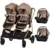 Carucior Gemeni Chipolino Duo Smart 3 In 1 Golden Beige 1 I Best Buy Babys