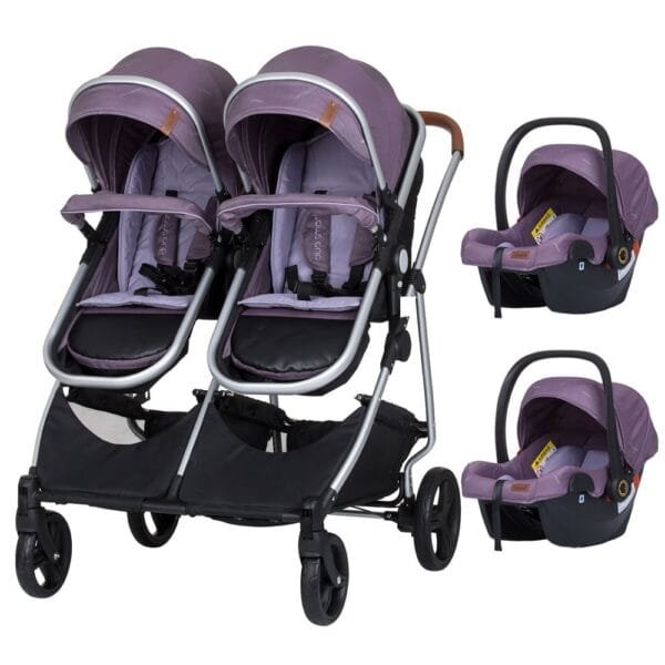 Carucior Gemeni Chipolino Duo Smart 3 In 1 Lilac
