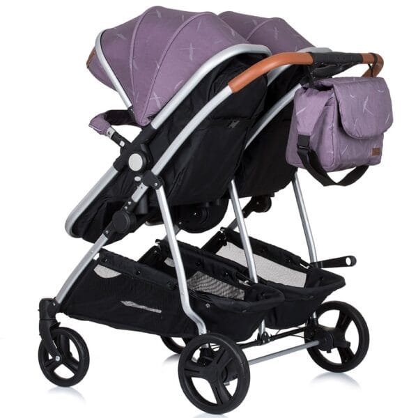 Carucior Gemeni Chipolino Duo Smart 3 In 1 Lilac - Imagine 10