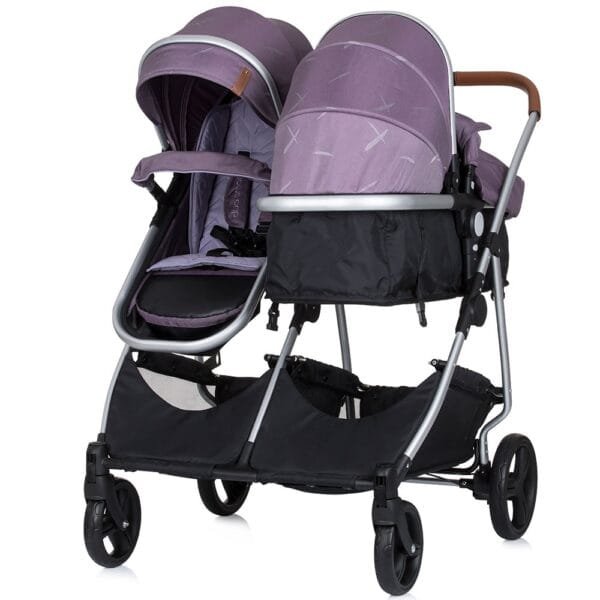 Carucior Gemeni Chipolino Duo Smart 3 In 1 Lilac - Imagine 12