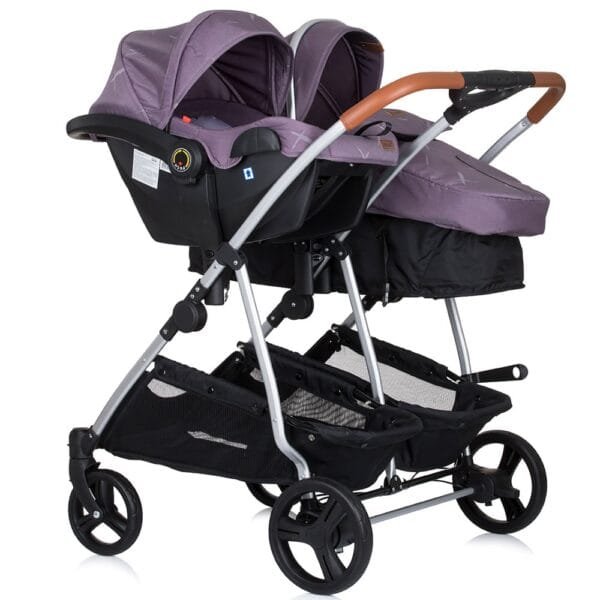 Carucior Gemeni Chipolino Duo Smart 3 In 1 Lilac - Imagine 21