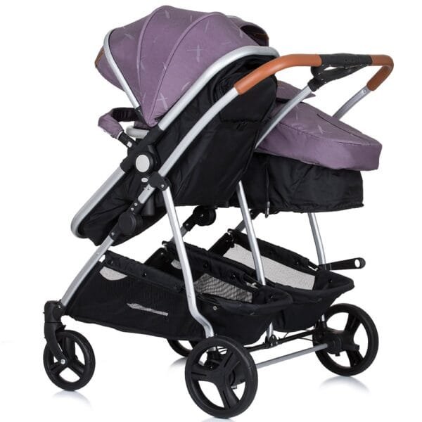 Carucior Gemeni Chipolino Duo Smart 3 In 1 Lilac - Imagine 8