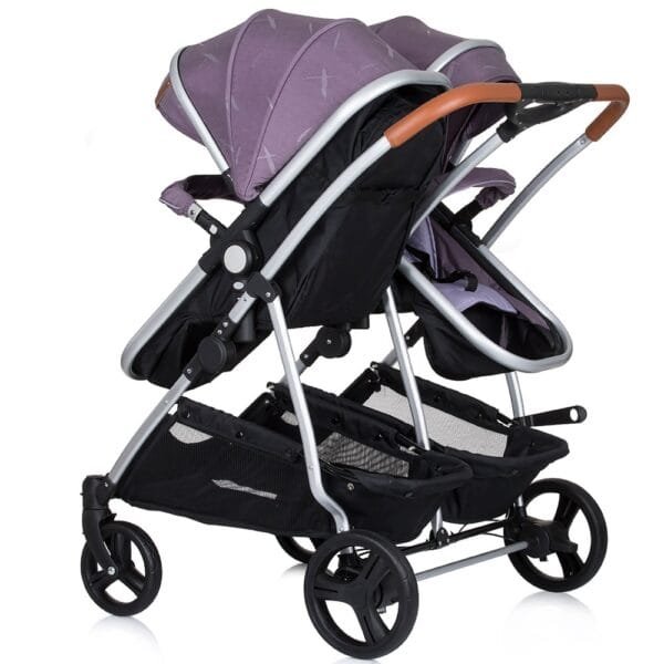 Carucior Gemeni Chipolino Duo Smart 3 In 1 Lilac - Imagine 9