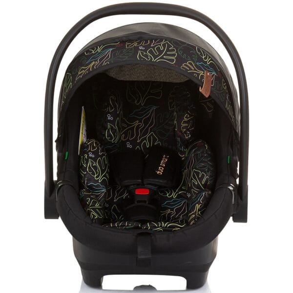 Carucior Gemeni Chipolino Duo Smart 3 In 1 Obsidian Leaves - Imagine 17