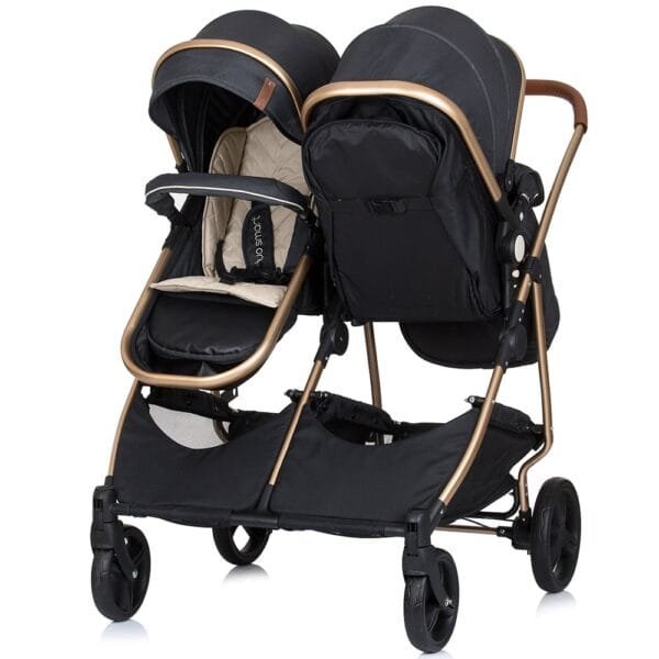 Carucior Gemeni Chipolino Duo Smart 3 In 1 Raven - Imagine 11
