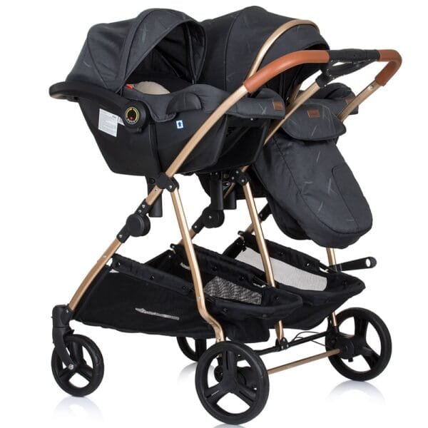 Carucior Gemeni Chipolino Duo Smart 3 In 1 Raven - Imagine 20