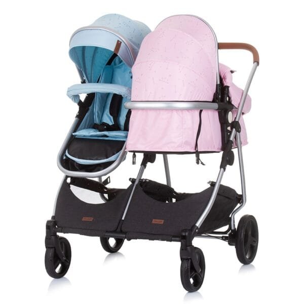 Carucior Gemeni Chipolino Duo Smart 3 In 1 Rose Water Sky - Imagine 6