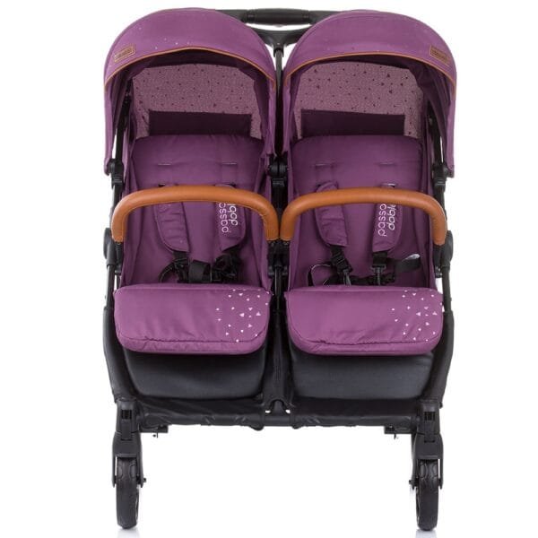 Carucior Gemeni Chipolino Passo Doble Lilac - Imagine 3