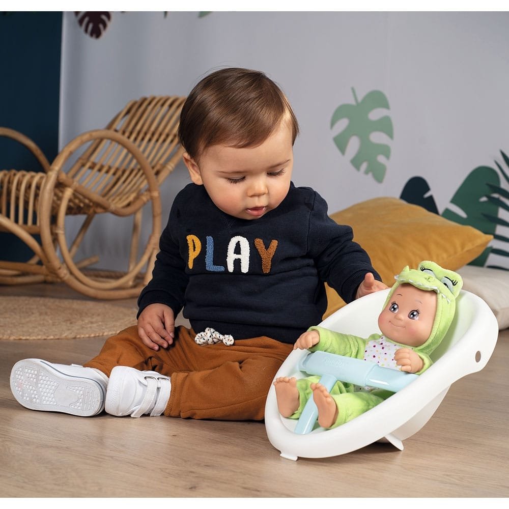 Carucior Pentru Papusi Smoby Minikiss Croc 3 In 1 Albastru 9 Carucior Pentru Papusi Smoby Minikiss Croc 3 In 1 Albastru - Imagine 8