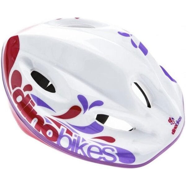 Casca De Protectie Dino Bikes Alb Si Roz