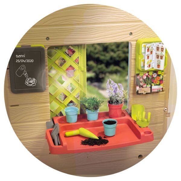 Casuta Pentru Copii Smoby Garden House - Imagine 4