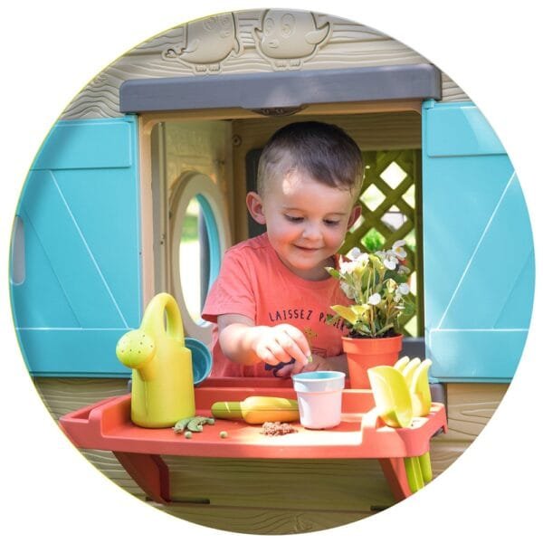 Casuta Pentru Copii Smoby Garden House - Imagine 8