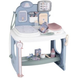 Centru De Ingrijire Pentru Papusi Smoby Baby Care Center Albastru Cu Accesorii 1 1 I Best Buy Babys