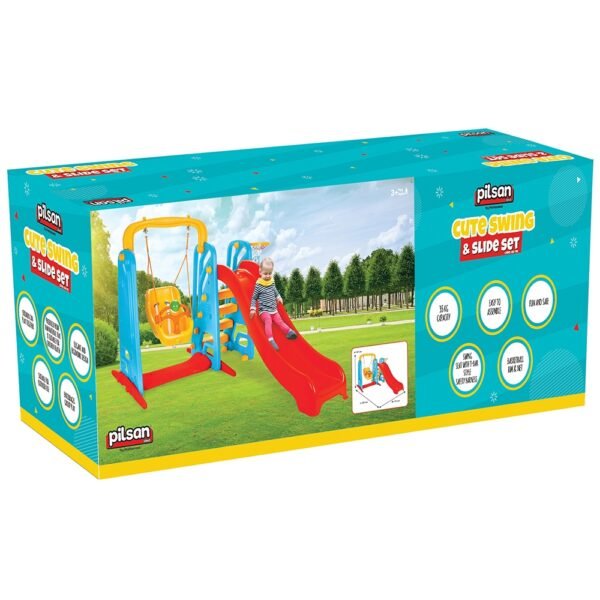 Centru De Joaca Pilsan Cute Slide And Swing Set - Imagine 5