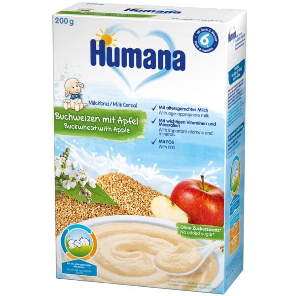 Cereale Humana Cu Gust De Mar Si Hrisca De La 6 Luni 200 G