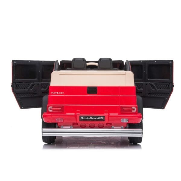 Masinuta Electrica Chipolino Suv Mercedes Maybach G650 Red Cu Scaun Din Piele Si Roti Eva - Imagine 7