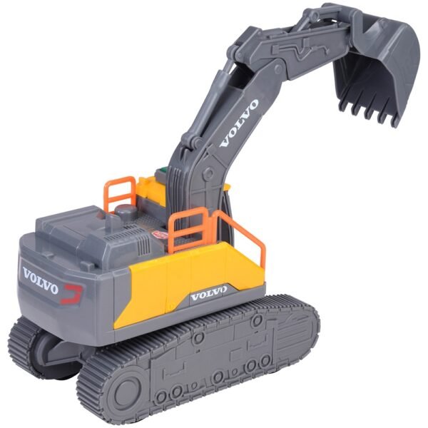 Excavator Dickie Toys Volvo Tracked Excavator 23 Cm Cu Lumini Si Sunete - Imagine 2