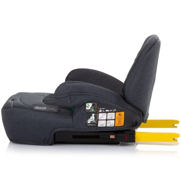 Inaltator Auto Chipolino Safy I-Size 125-150 Cm Granite Cu Sistem Isofix - Imagine 3