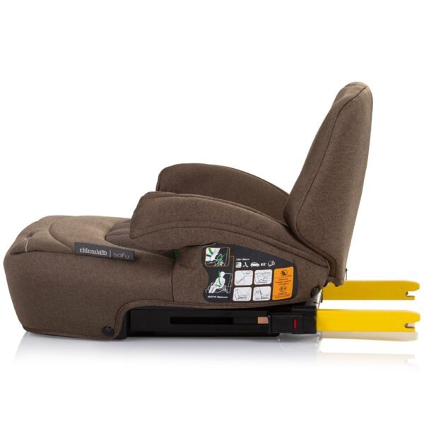 Inaltator Auto Chipolino Safy I-Size 125-150 Cm Macadamia Cu Sistem Isofix - Imagine 3