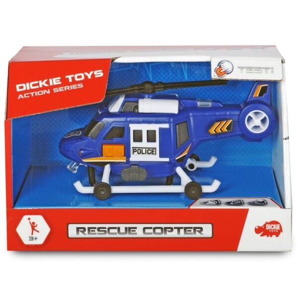 Jucarie Dickie Toys Elicopter De Politie Helicopter Fo - Imagine 6