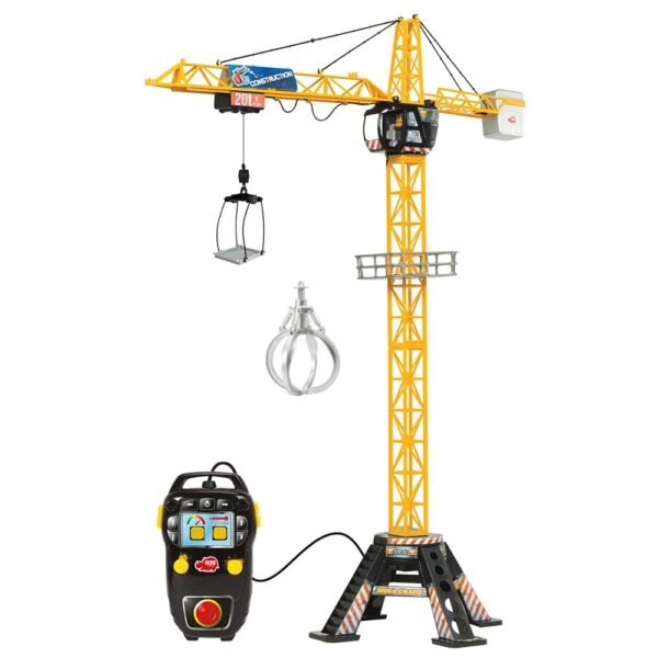 Jucarie Dickie Toys Macara Mega Crane Cu Telecomanda - Imagine 3