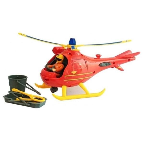 Jucarie Simba Elicopter Fireman Sam Wallaby Cu Figurina Si Accesorii - Imagine 2