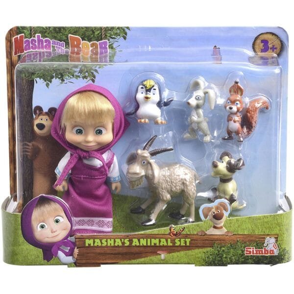 Jucarie Simba Masha And The Bear Masha And Her Animal Friends - Imagine 3