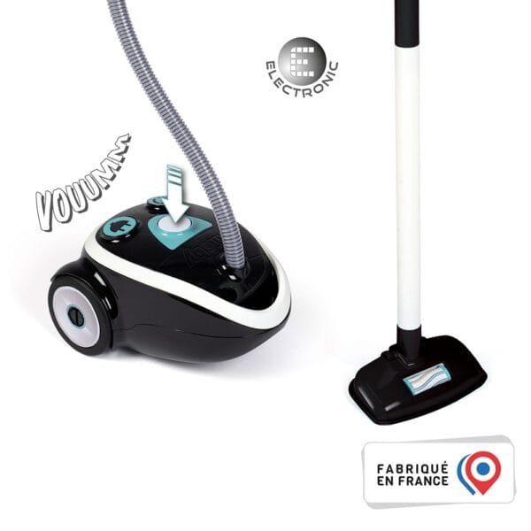 Jucarie Smoby Aspirator Vacuum Cleaner Negru - Imagine 2