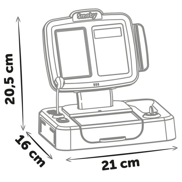 Jucarie Smoby Casa De Marcat Small Cash Register Verde - Imagine 4