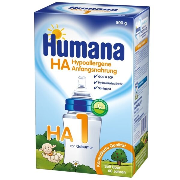 Lapte Praf Humana Ha 1 De La Nastere 500 G - Imagine 3