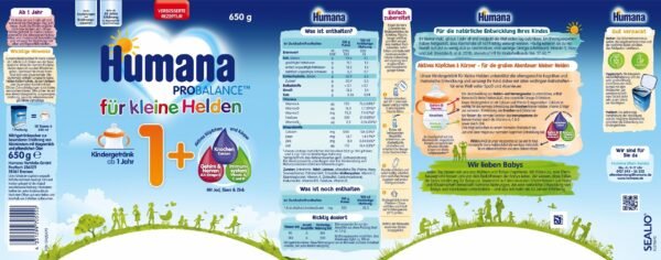 Lapte Praf Humana Kindergetrank 1+ De La 1 An 650 G - Imagine 4