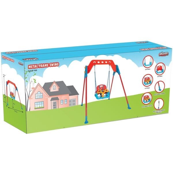 Leagan Pentru Copii Pilsan Samba A-Frame Swing Cu Cadru Metalic - Imagine 4