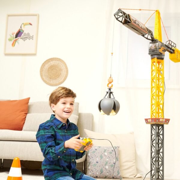 Macara Dickie Toys Mighty Crane 110 Cm Cu Telecomanda - Imagine 5
