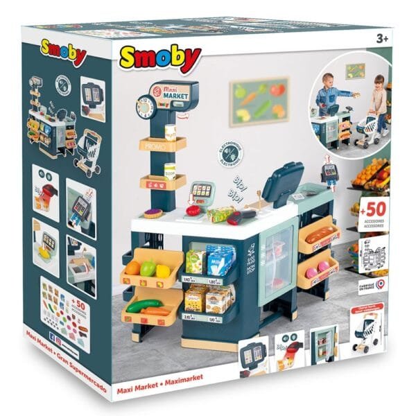 Magazin Pentru Copii Smoby Maxi Market Cu 50 Accesorii - Imagine 7
