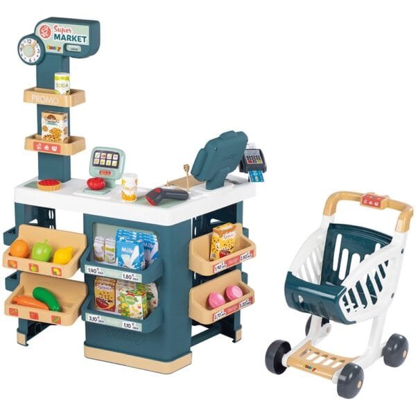 Magazin Pentru Copii Smoby Super Market Cu 42 Accesorii