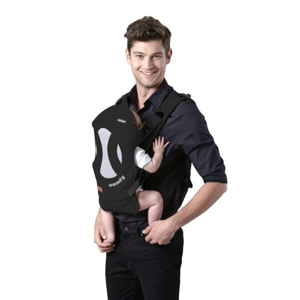 Marsupiu Chipolino Comfy Black Grey - Imagine 2