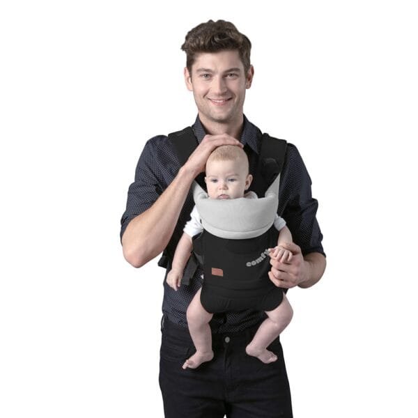 Marsupiu Chipolino Comfy Black Grey - Imagine 3